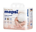 Подгузники, Mepsi (Мепси) 4-9 кг р. s 24 шт премиум