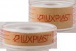 Лейкопластырь, Luxplast (Люкспласт) р. 1.9смх7.2см 10 шт на тканевой основе эластичный телесный