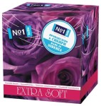 Платочки косметические, Bella (Белла №1) 80 шт арт. BE-042-K080-017 / K080-005 двухслойные экстра софт фиолетовая роза коробка
