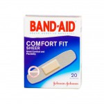 Лейкопластырь, Band-Aid (Бэнд-Эйд) 20 шт антисептик абсолютный комфорт