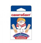 Лейкопластырь, Sanitabant (Санитабант) р. 1.9смх7.2см 10 шт стандарт