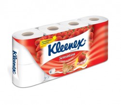 Туалетная бумага, Kleenex (Клинекс) №8 Велти клубника