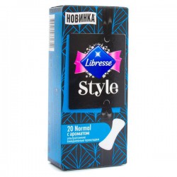 Прокладки женские ежедневные Libresse Стайл нормал део 20 шт.