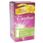 Салфетки ежедневные женские, Carefree (Кэфри) 32 шт алоэ + подарок