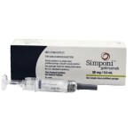 Симпони, раствор для подкожного введения 50 мг/0.5 мл 1 шт шприц