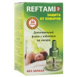 Средство, Рефтамид жидкостной антикомарин дополнительный флакон с жидкостью 30 ночей без запаха