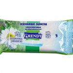 Салфетки влажные, Grendy (Гренди) 15 шт ромашка