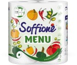 Полотенца бумажные, Soffione (Соффионе) 2 шт Menu Меню двухслойные белые рулон